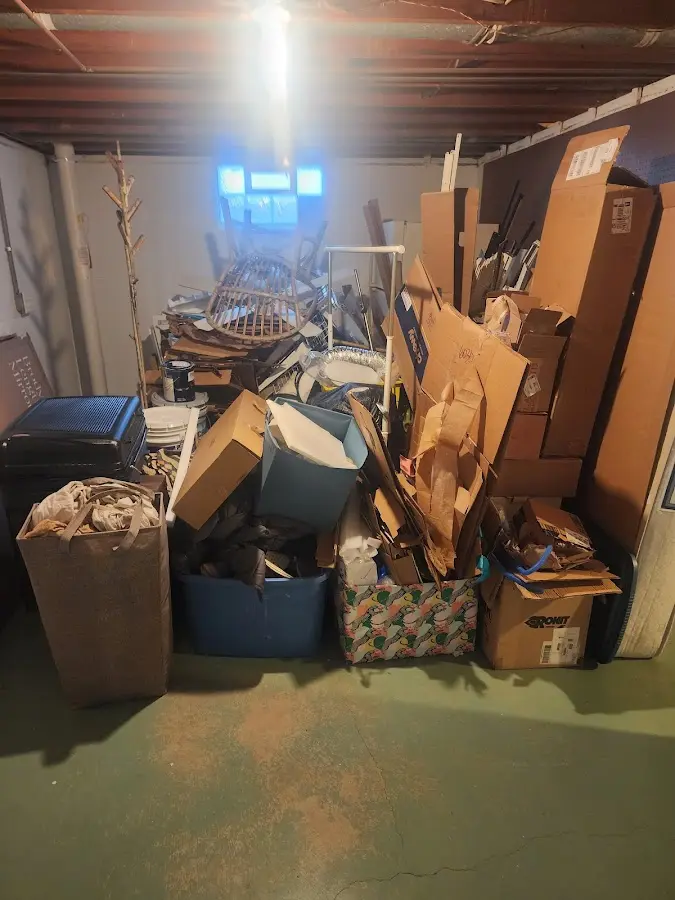 Roll-off dumpster container at job site for Construction Dumpster Rental in Arnold